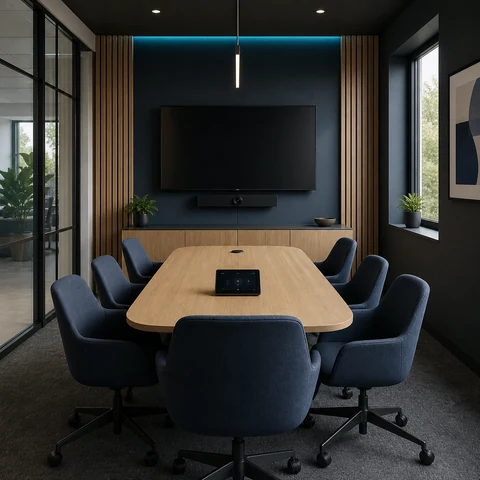 Integrated corporate meeting room